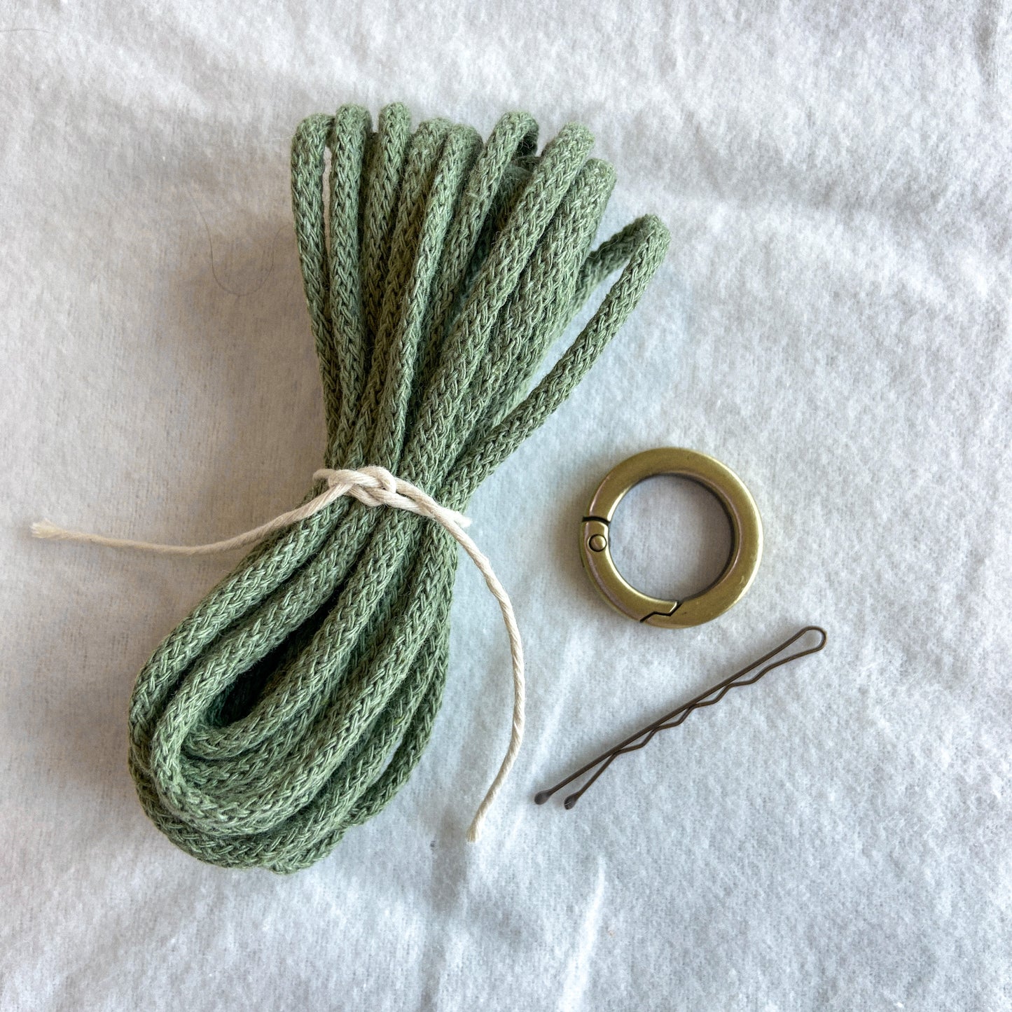 DIY Kit | Macrame "To go coffee" Key Ring / Wristlet Strap