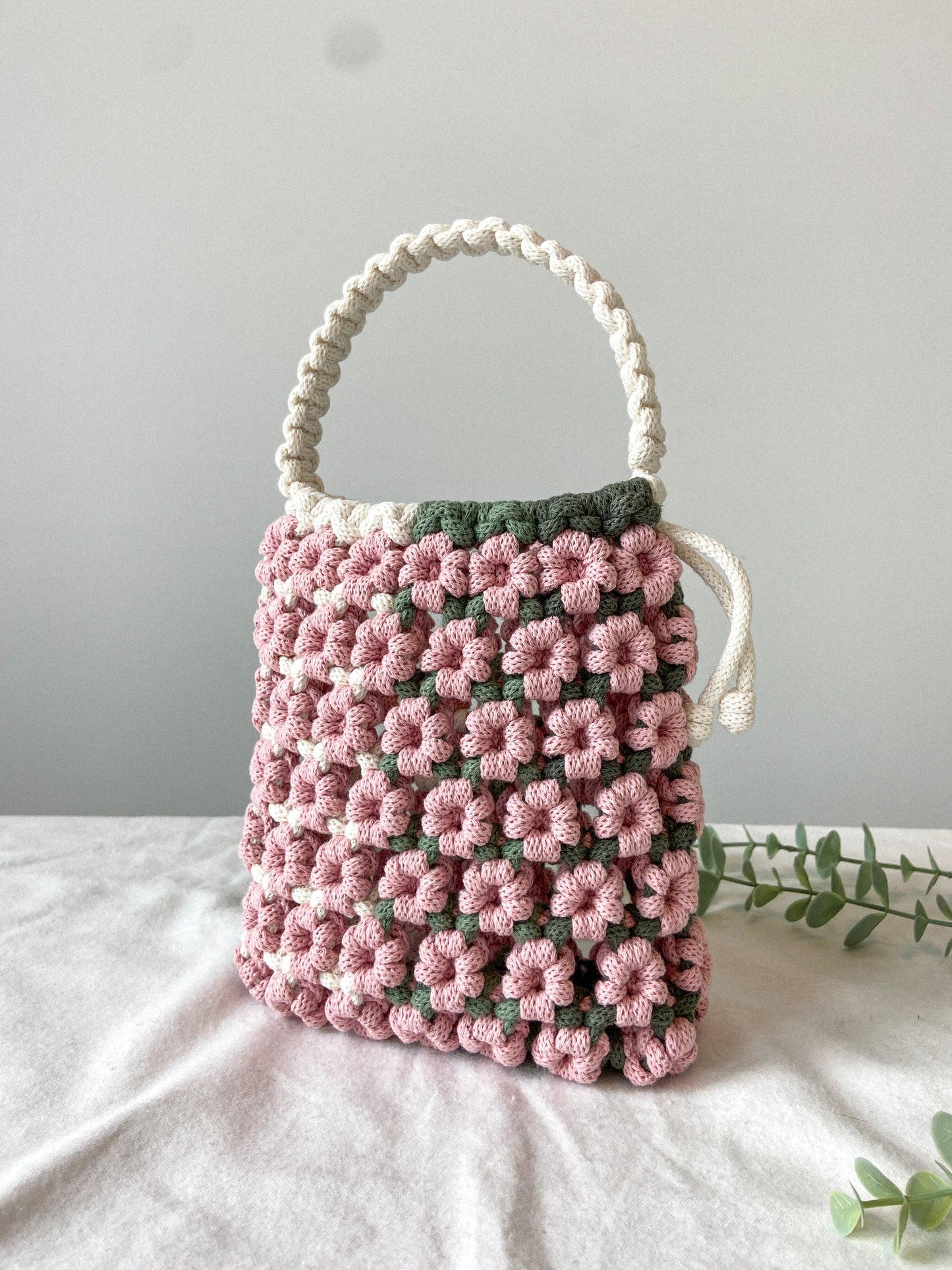 DIY Kit | Makramee "Bloom" Blumentasche