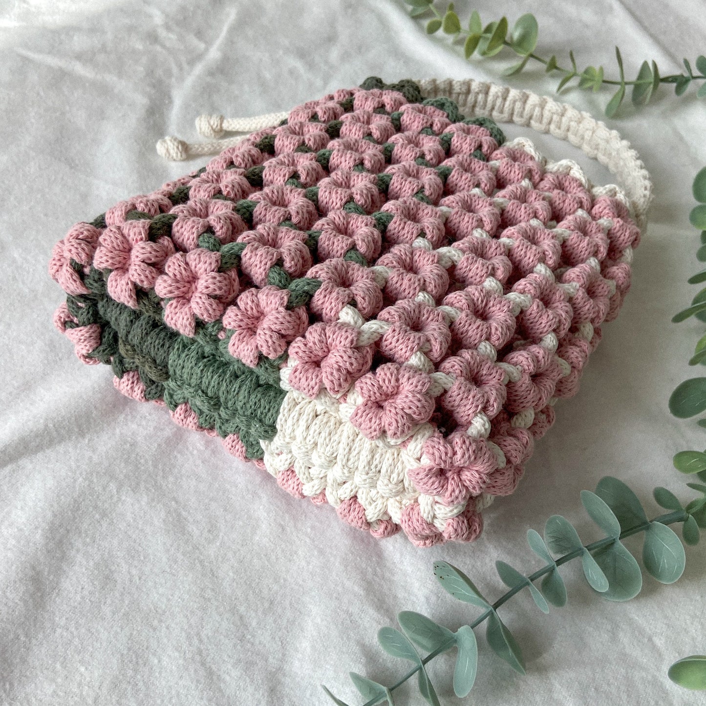 DIY Kit | Makramee "Bloom" Blumentasche