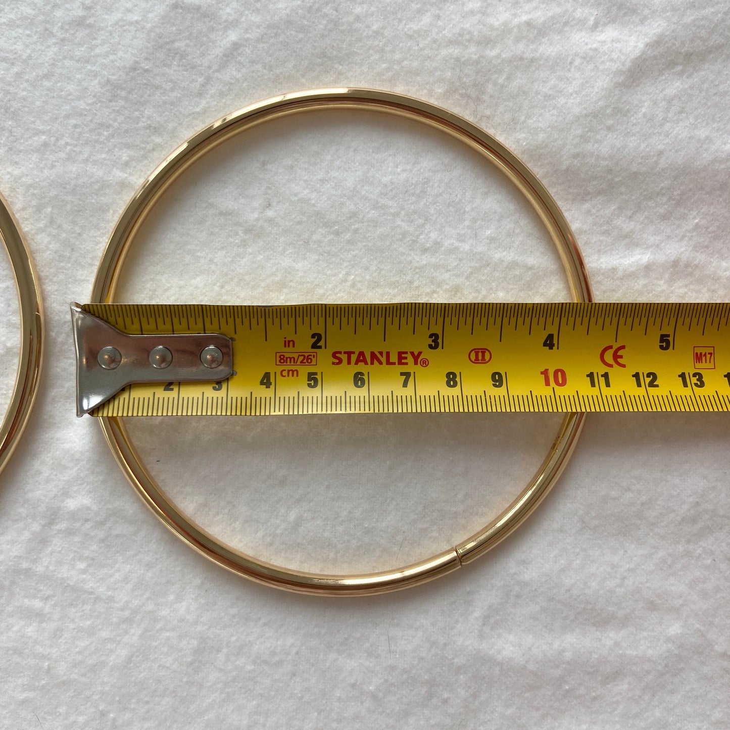 Flora Street Atelier Bag Hardware Metal Ring Bag Handles 6pcs (Gold) | DIY Bag Hardware