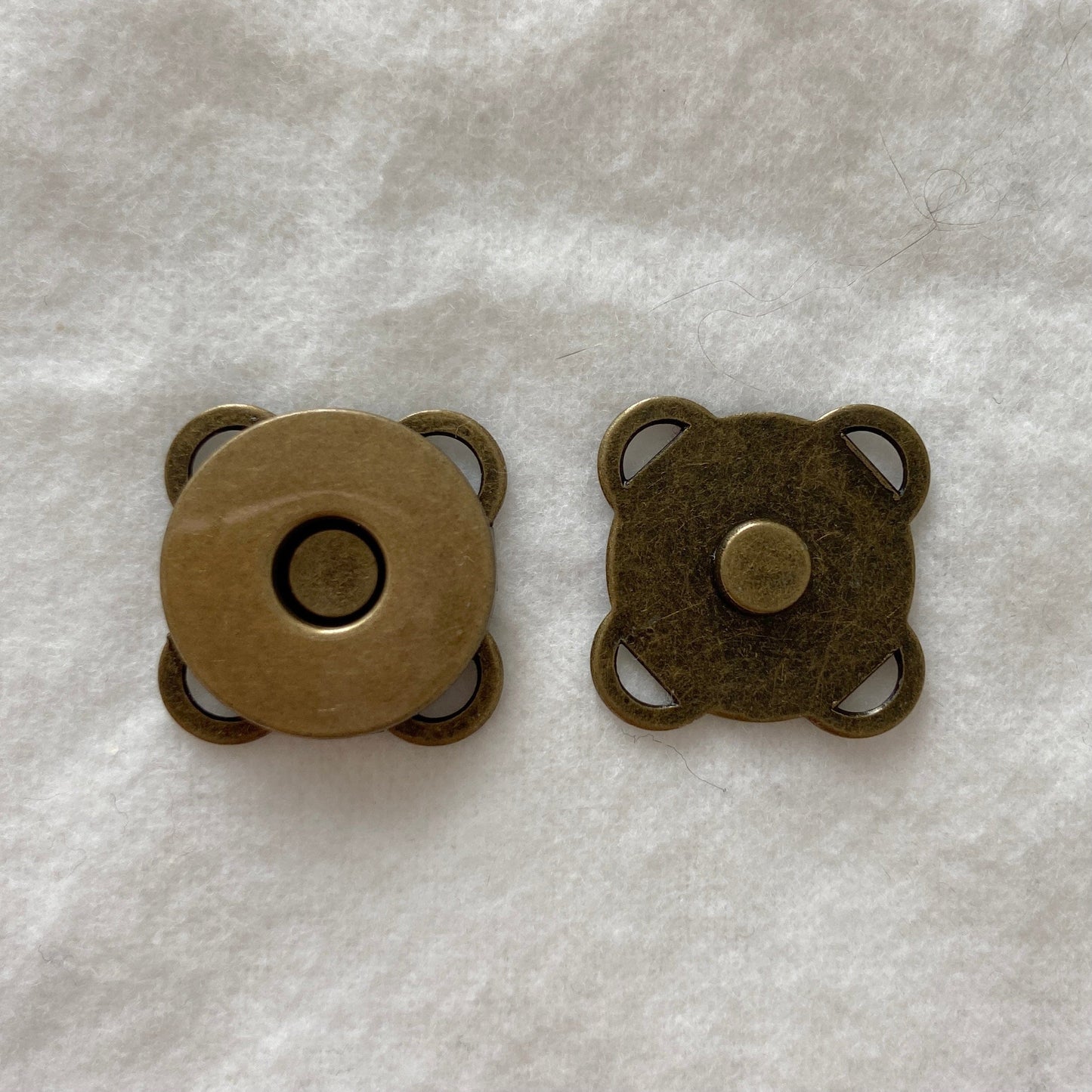 Flora Street Atelier Bag Hardware Sew-on Magnetic Snap Button (10 sets) | Bag Fastener
