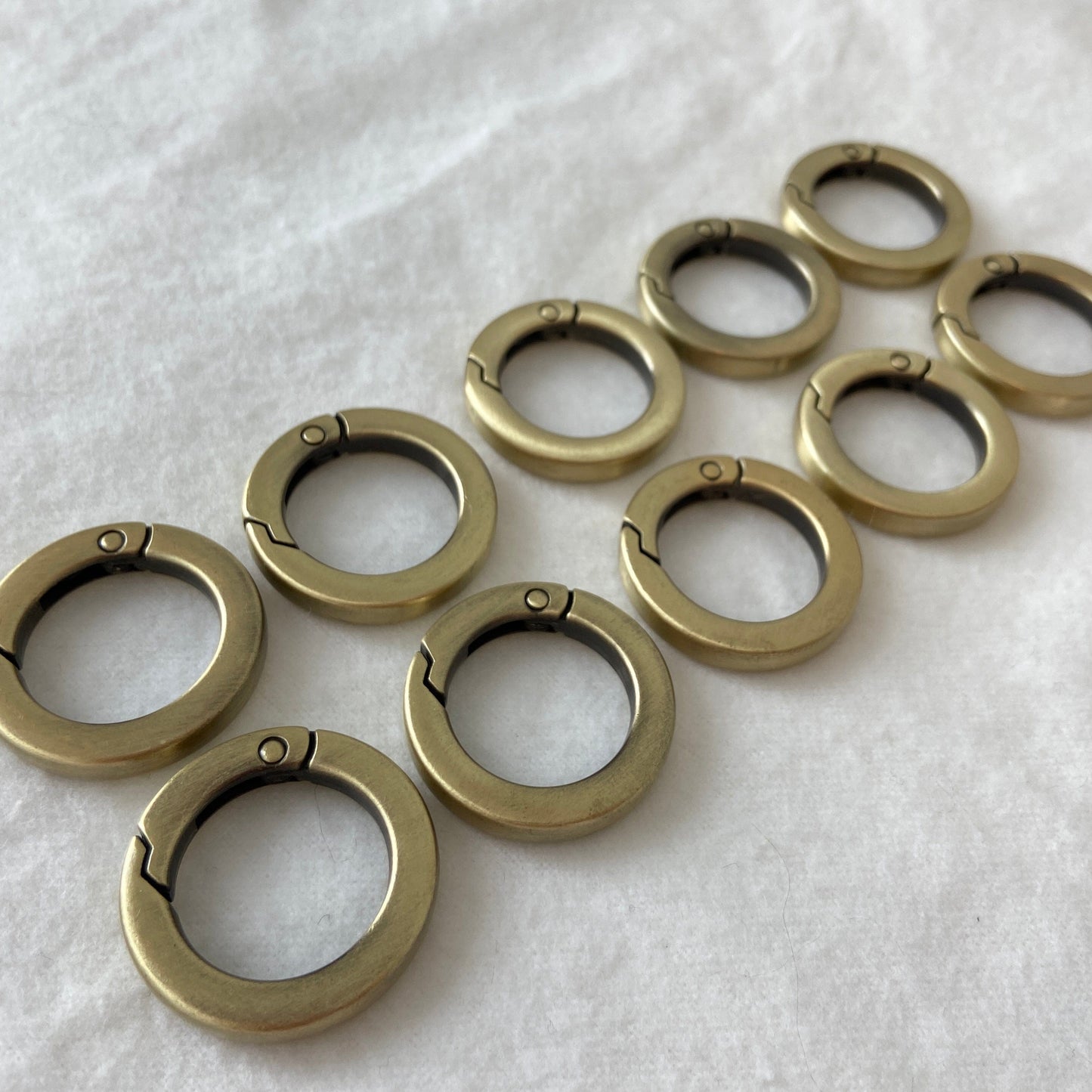 Flora Street Atelier Bag Hardware Spring O-ring 10pcs | Round Spring Clasp | Bag Strap Hardware