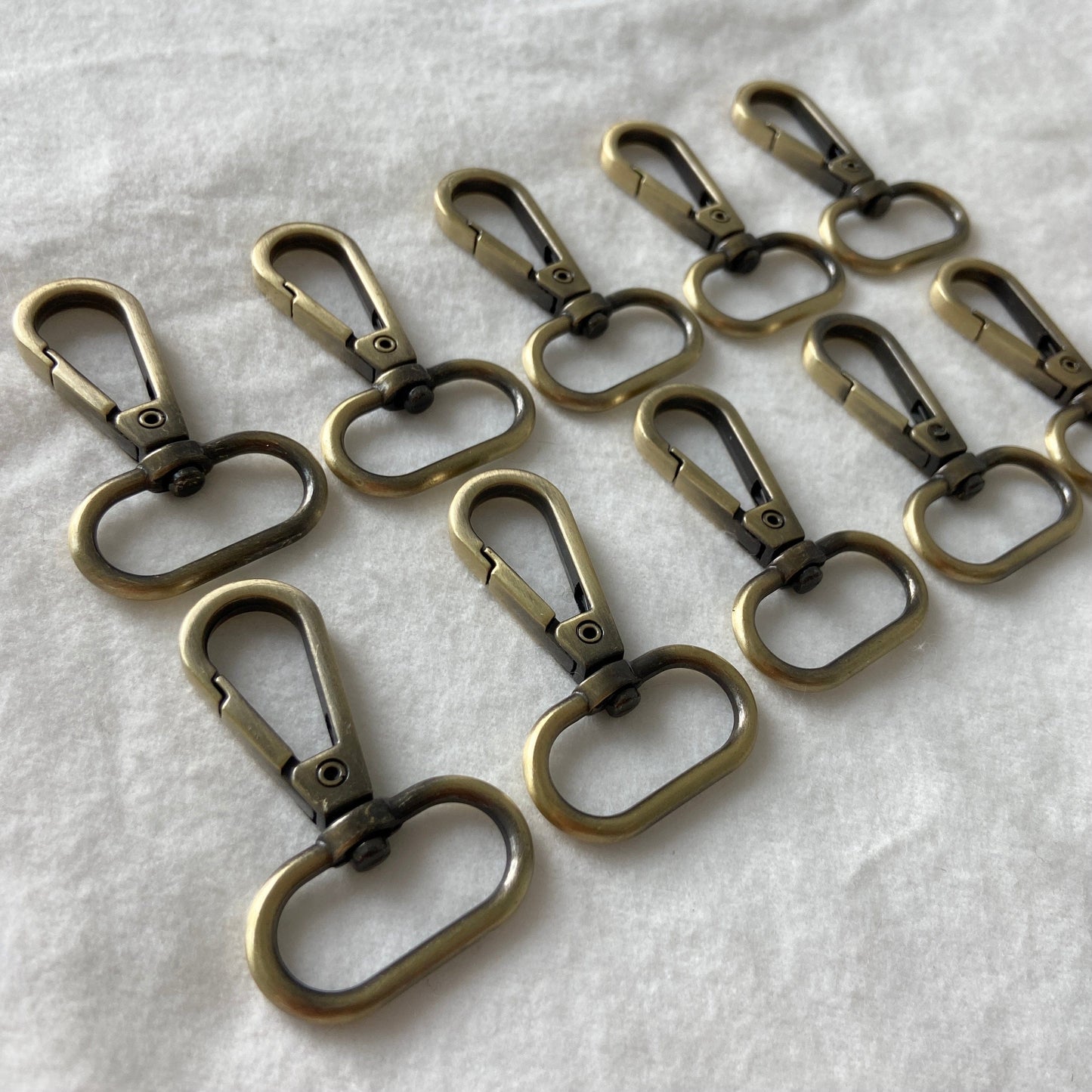 Flora Street Atelier Bag Hardware Swivel Snap Hook 25mm (10 pcs) | Bag Strap Hardware