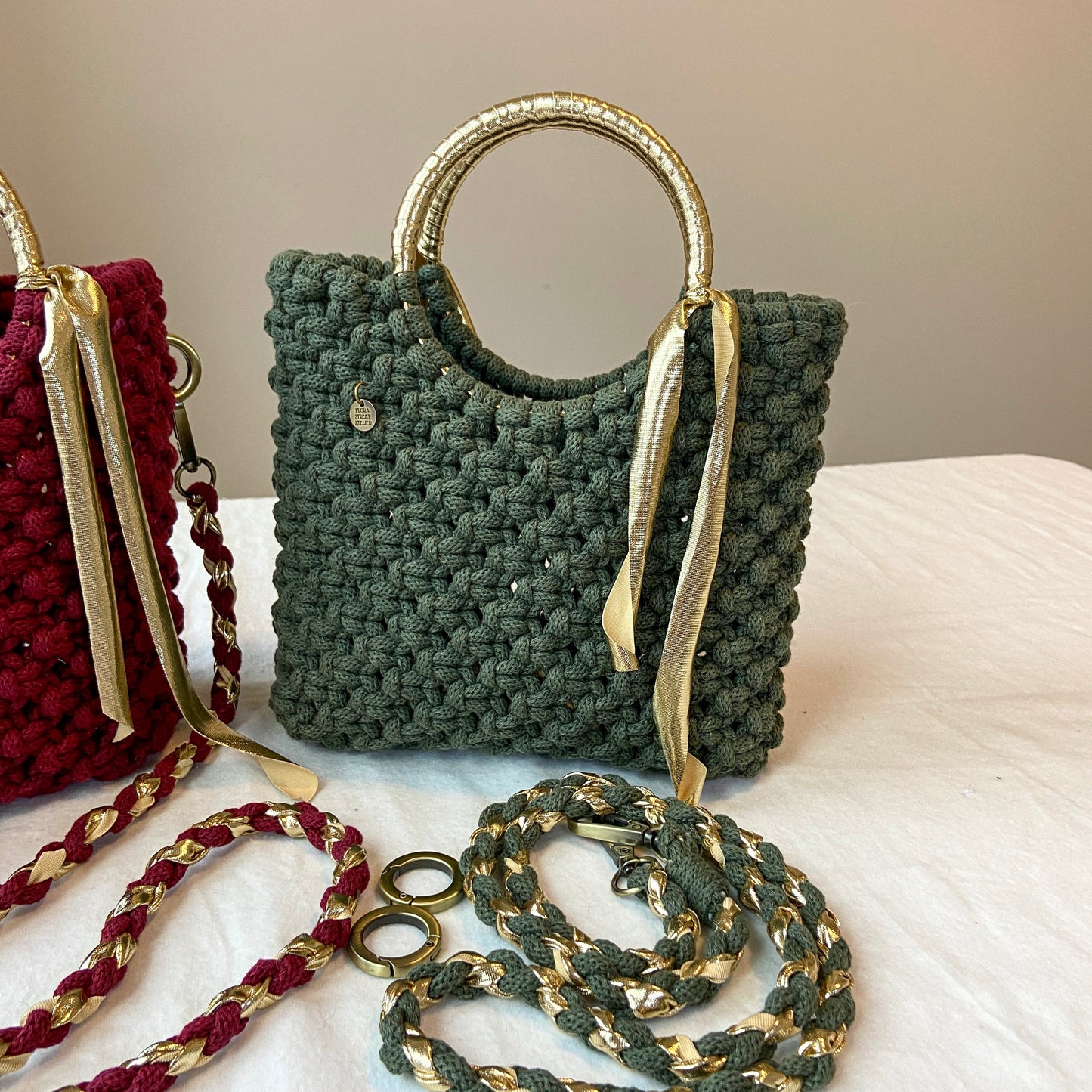 Kit de bricolage | Sac fourre-tout en macramé « Vacances »