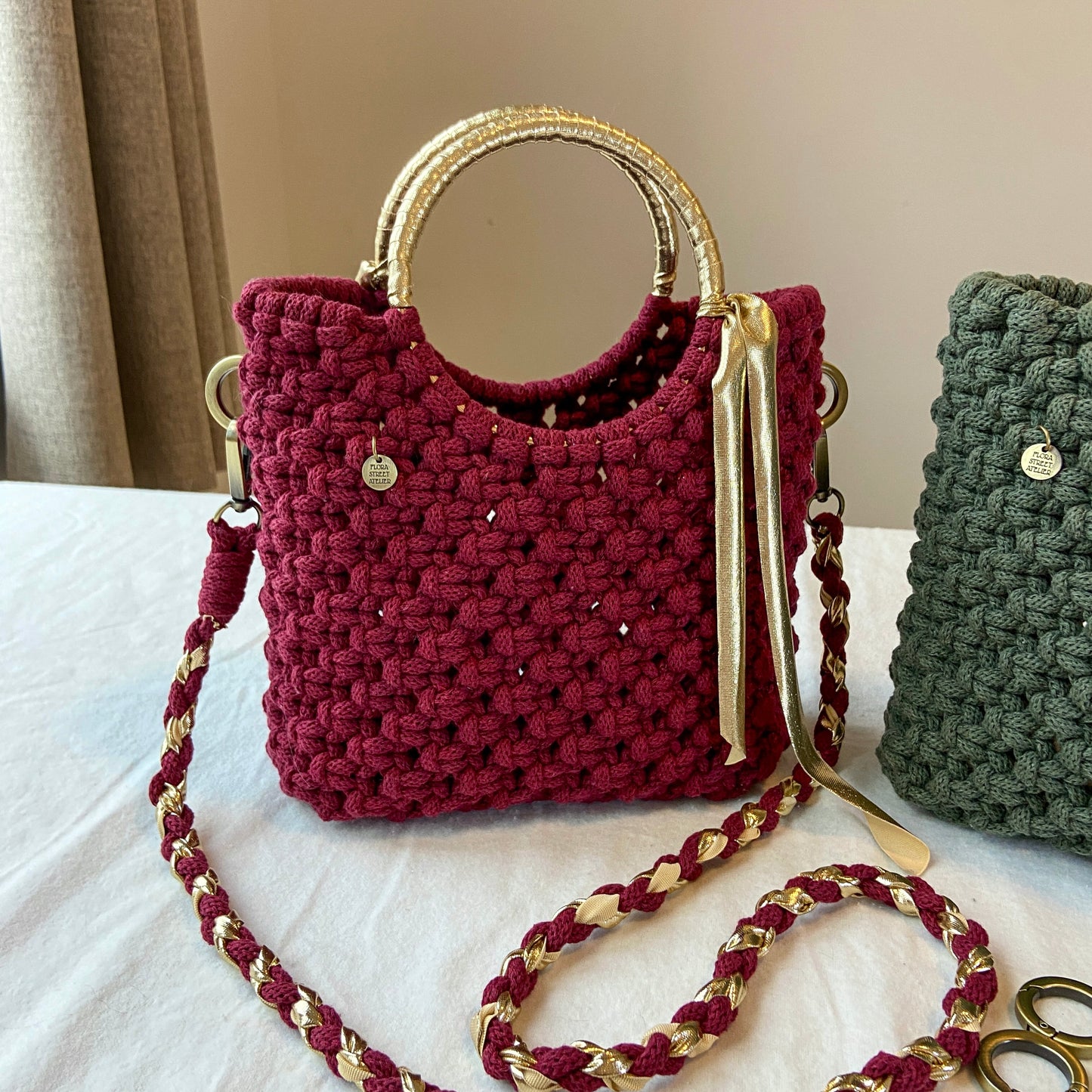 Kit de bricolage | Sac fourre-tout en macramé « Vacances »