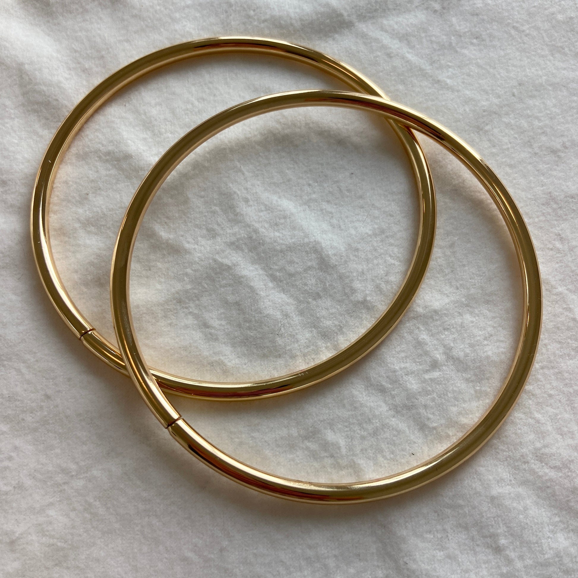 Metal Ring Bag Handles (Gold) | DIY Bag Hardware